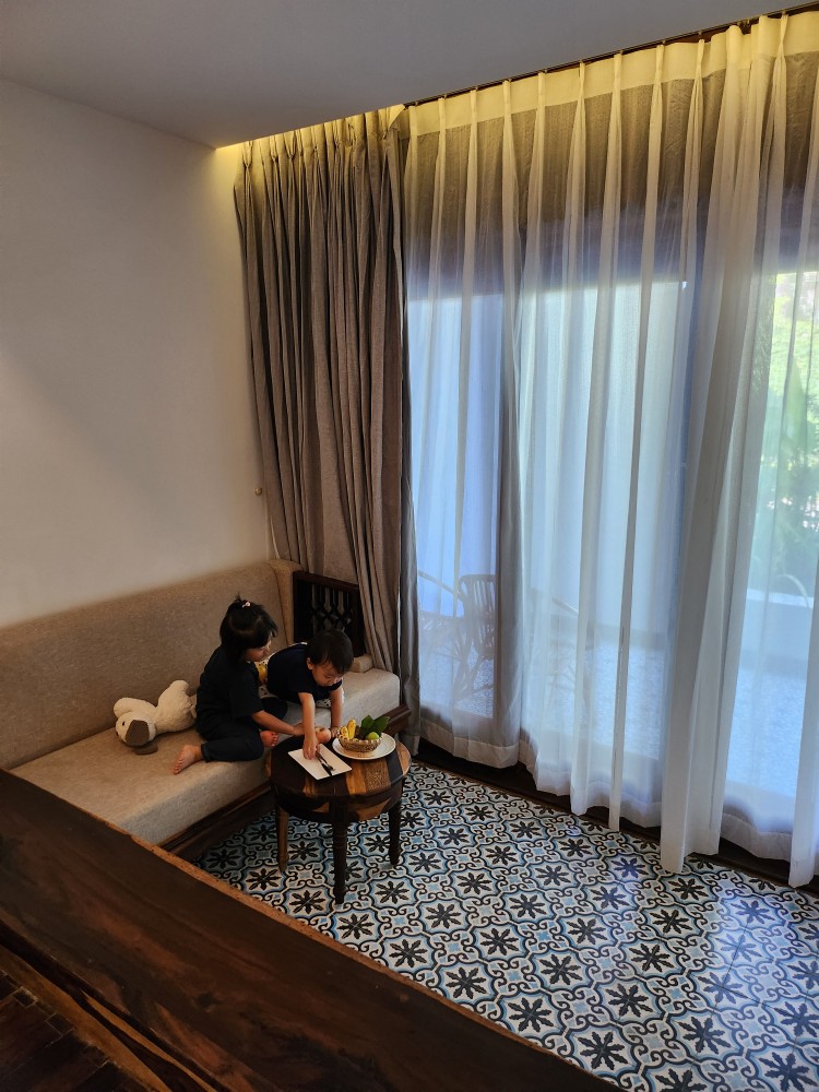 알리부 리조트 객실 - 테라스 앞