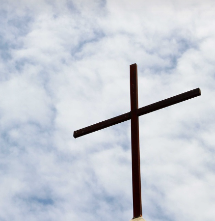 고난의 상징 십자가 사진