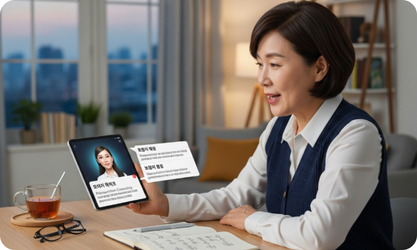 AI 외국어 학습 – 발음·문법까지 코치 : 코시팅(KST)