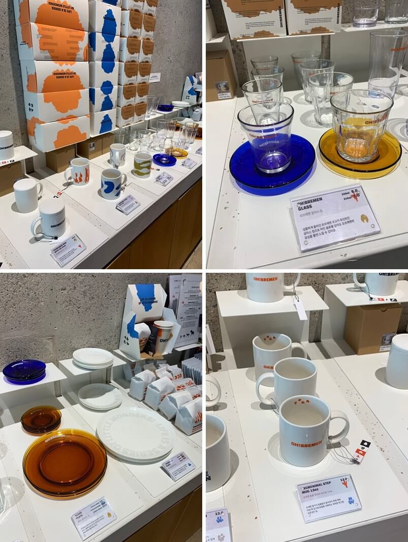 오브레멘 굿즈들