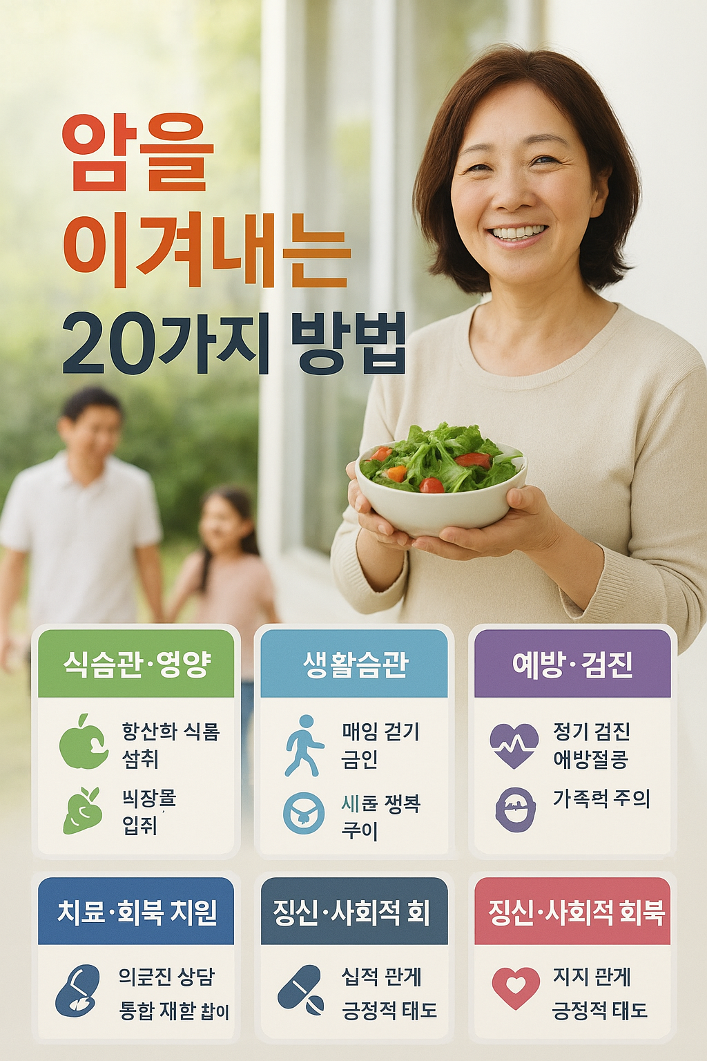 1.암을 이겨내는 20가지 방법