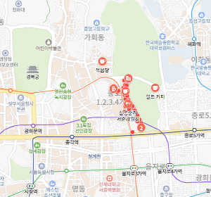 서울 종로구 서순라길 인근 주차장 TOP 5