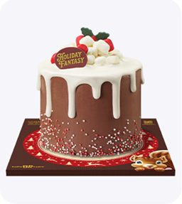 배스킨라비슨 크리스마스 아이스크림 케이크 초코 스모어 판타지 이미지 /출처: 배스킨라빈스 공식 홈페이지