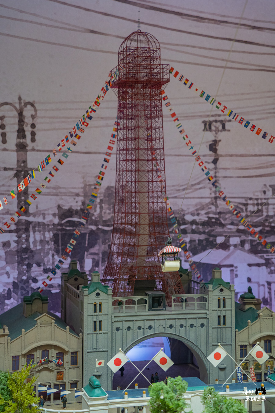 오사카 츠텐카쿠 전망대 모형품