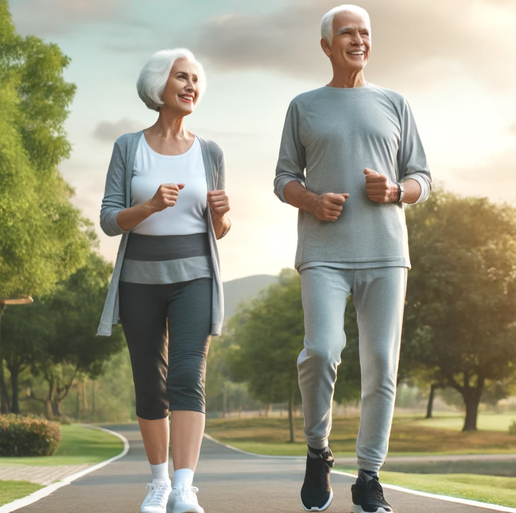 장수에 좋은 운동사진