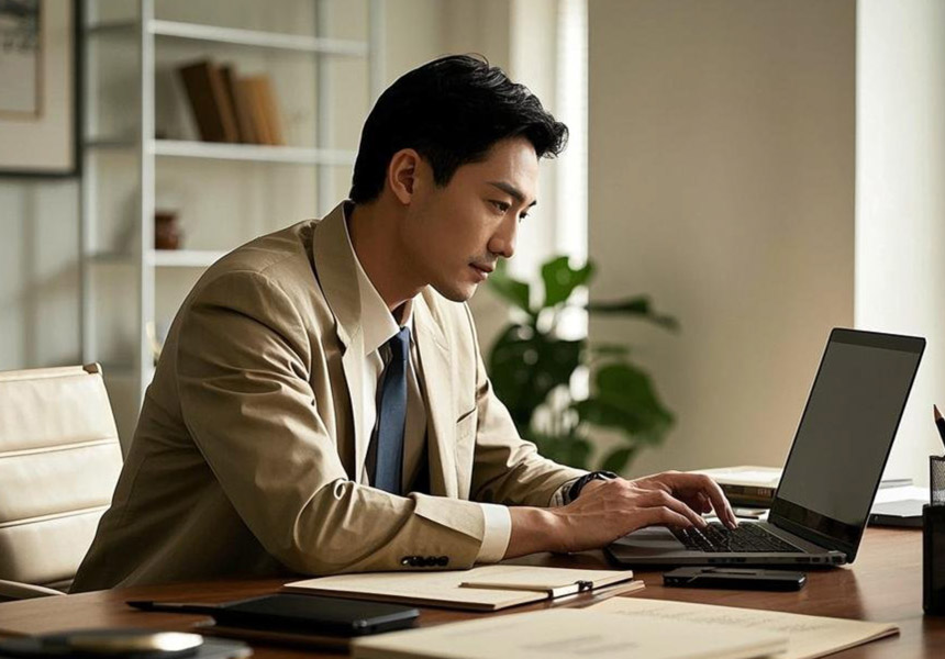 공모주 청약 정보를 분석하며 투자 전략을 세우는 사람