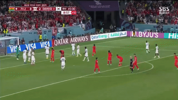 이강인 환호 유도