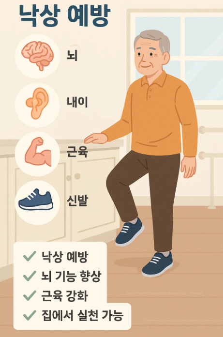 낙상 예방을 위한 밸런스 운동