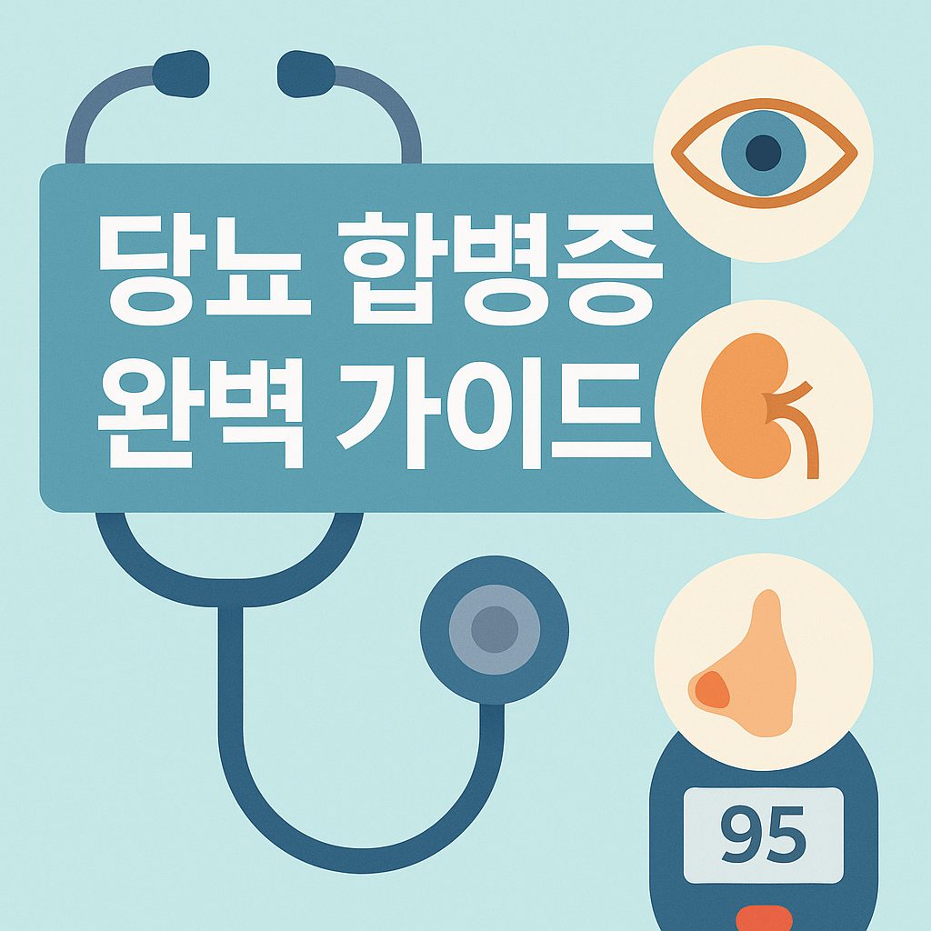 당뇨 합병증 완벽 가이드 – 눈, 신장, 발까지 망치는 원인과 예방법