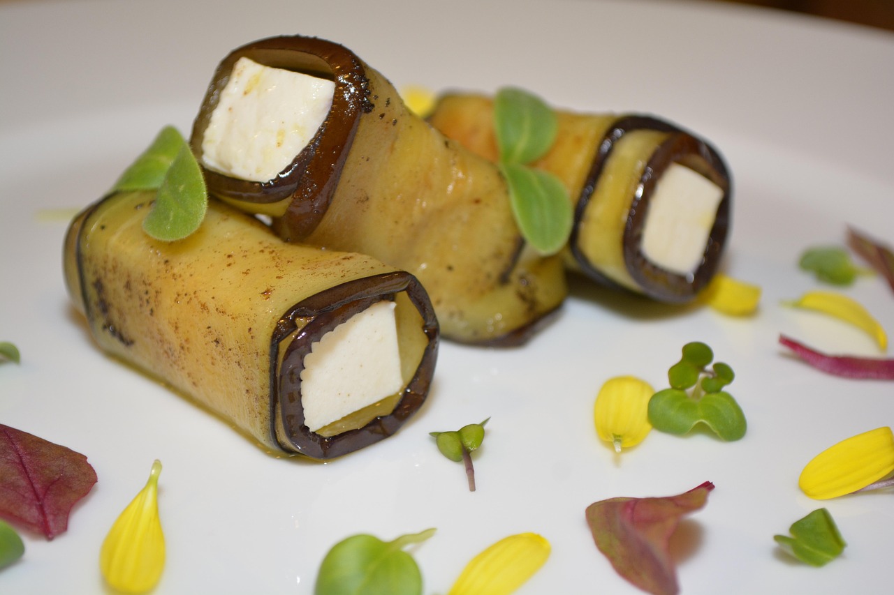 가지 두부 말이 구이