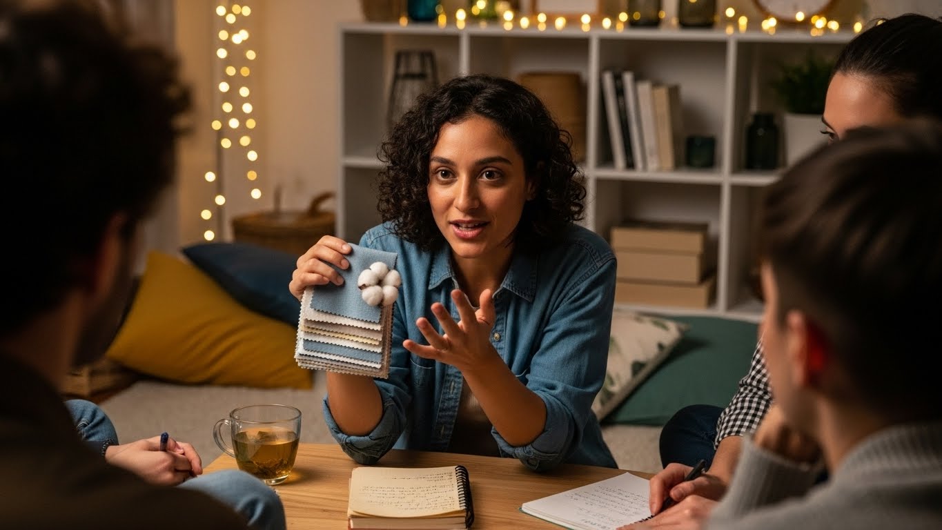 진정성 있는 버티컬 인플루언서가 전문성을 공유하는 모습