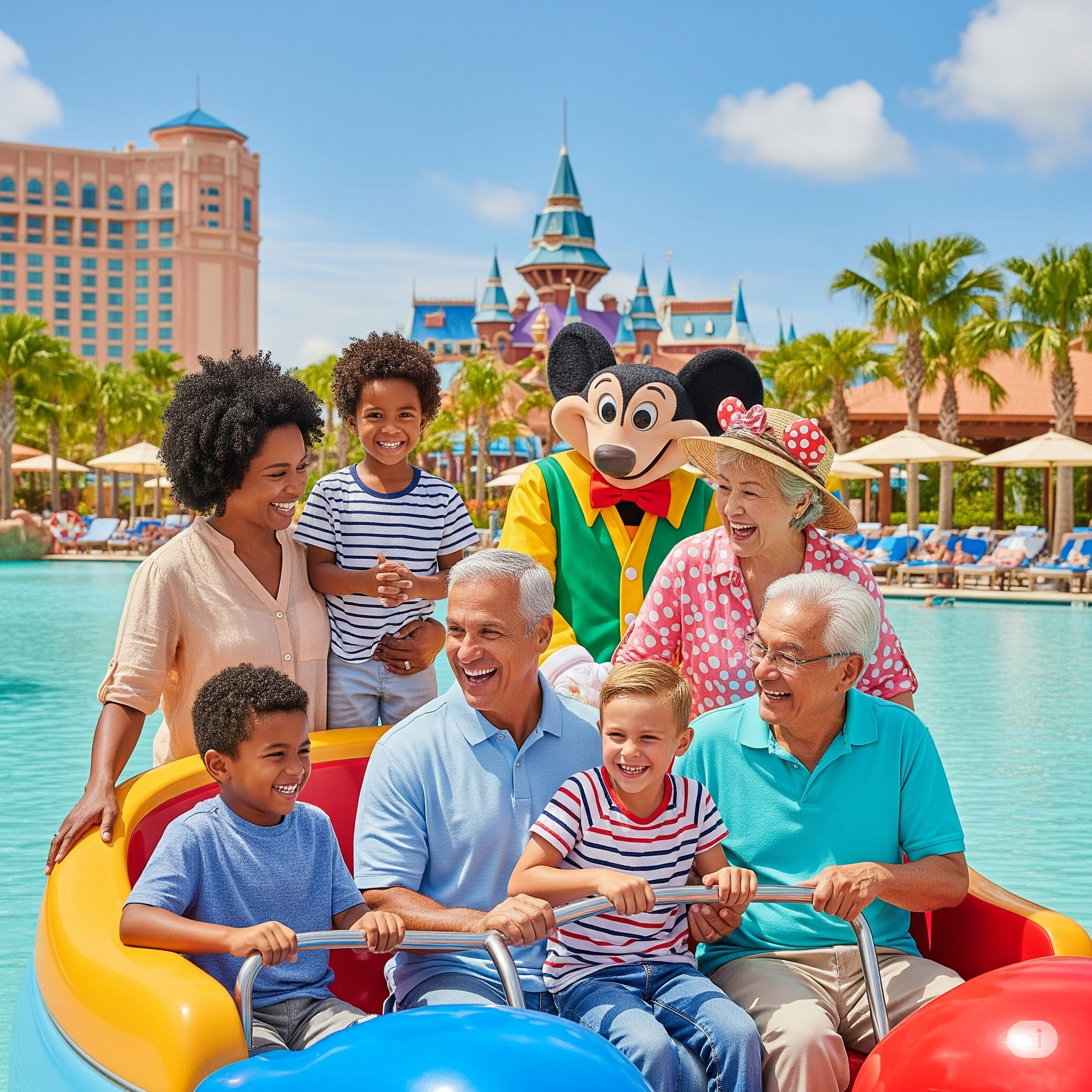 디즈니랜드 사족 초상화