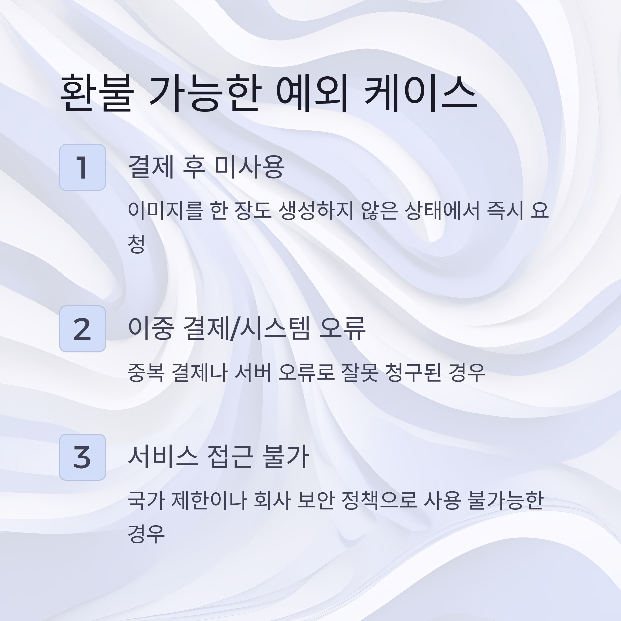 미드저니 환불 정책