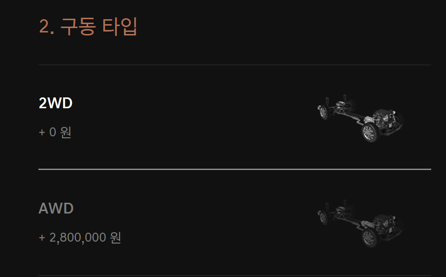 제네시스 g80 가격표