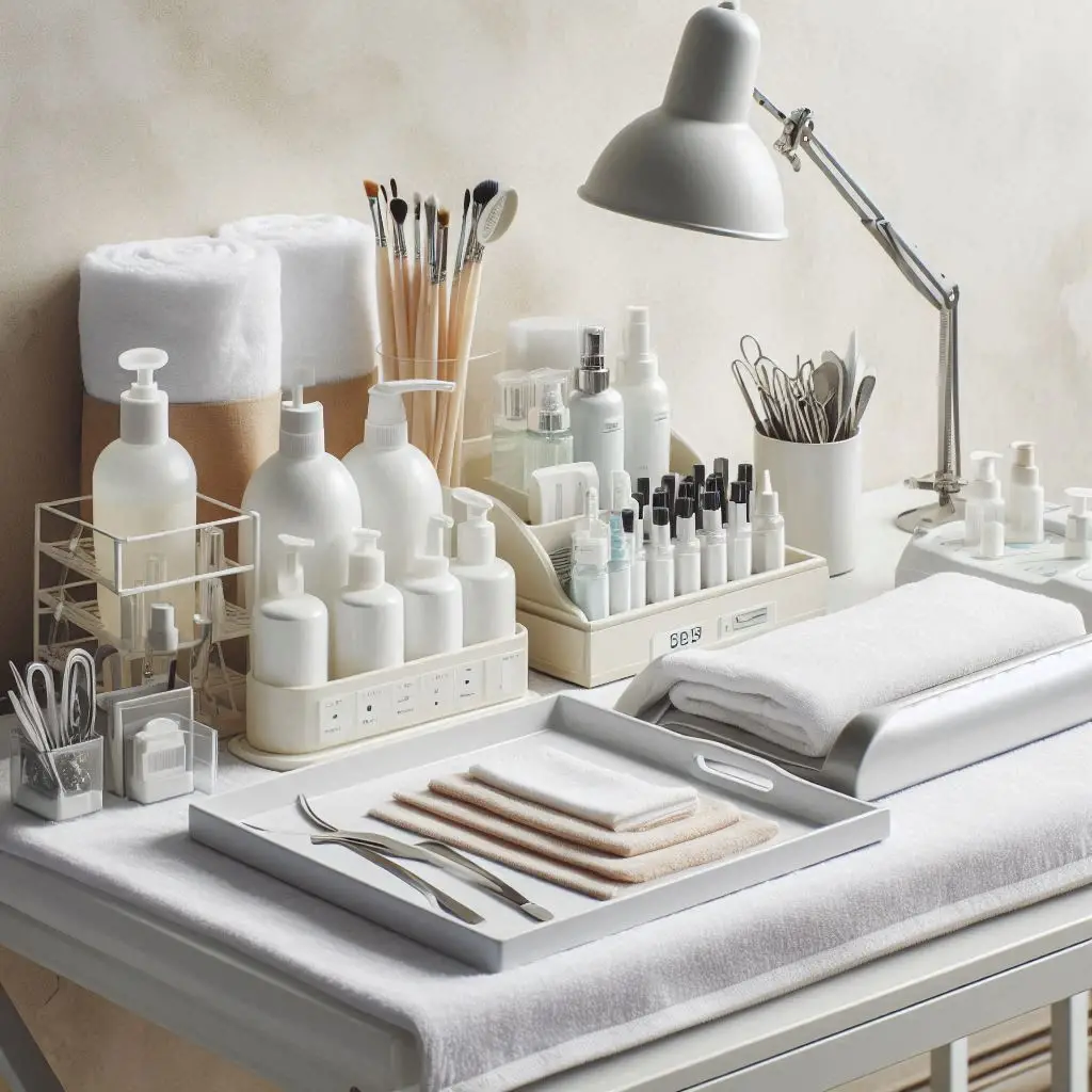 피부,체형관리 샵 배경