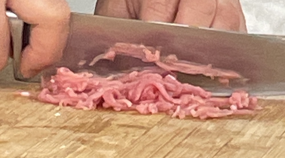 한식조리기능사 실기시험 준비 - 칠절판 - 소고기 채썰기