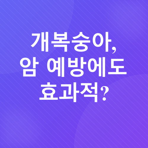 개복숭아 효능_6