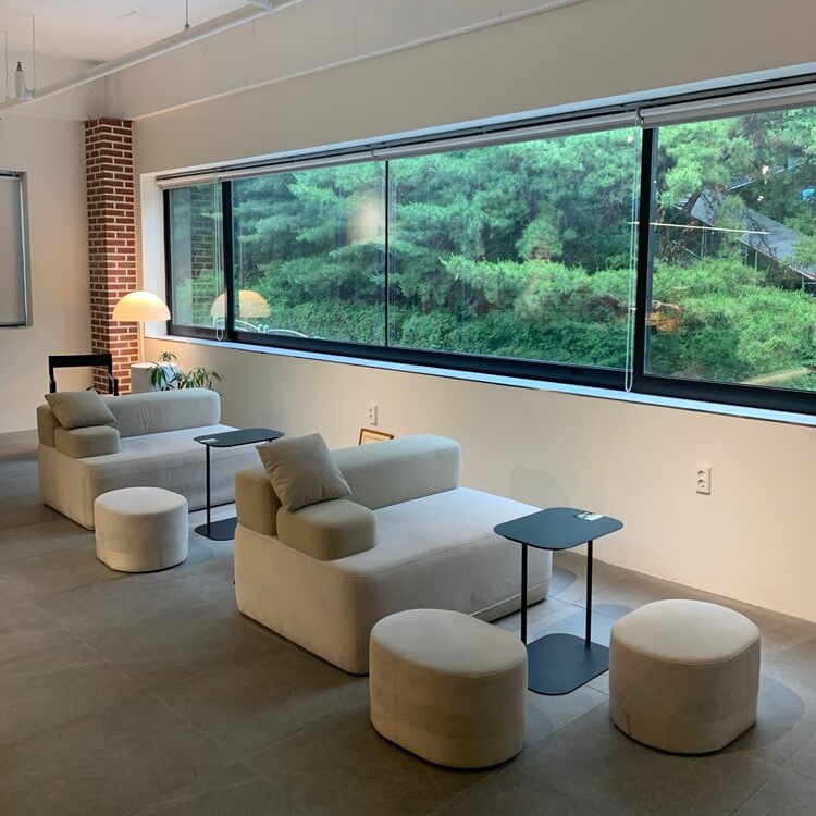 안동 카페, 커피오브H스퀘어 창문가 자리