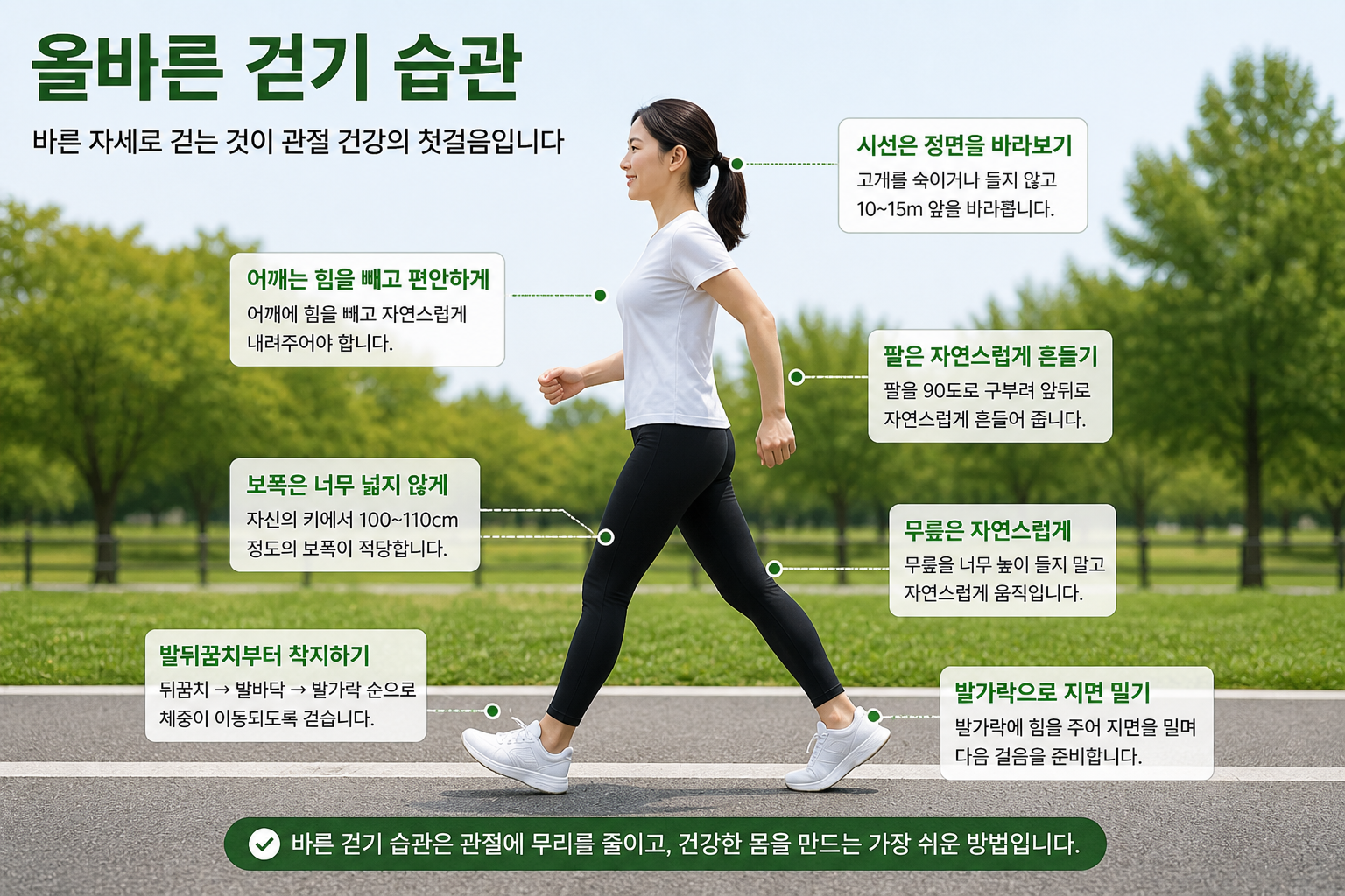 올바른 걷기 습관