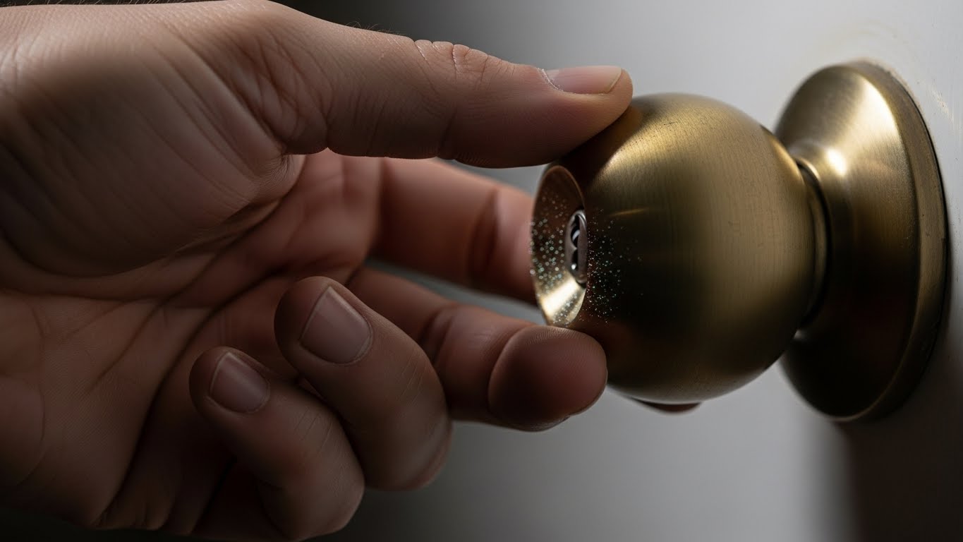 문-손잡이와-같은-오염된-표면에-손이-가까이-다가가는-사실적인-장면입니다.