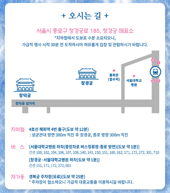 2026 창경궁 물빛연화 야간개장 예매 일정 신청 방법 총정리 (무료 관람&middot;시간&middot;입장료 완벽정리)