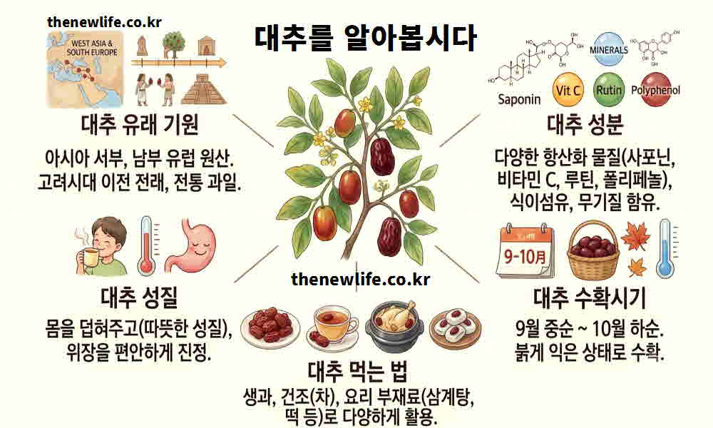 대추 효능 기본정보