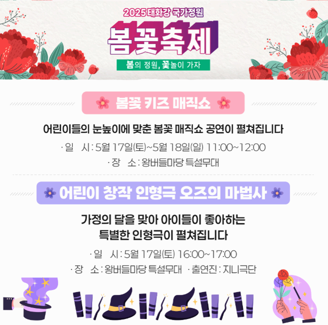 [5월 축제]2025 태화강 국가정원 봄꽃축제❘개요, 일정 및 프로그램 사전 예약 방법