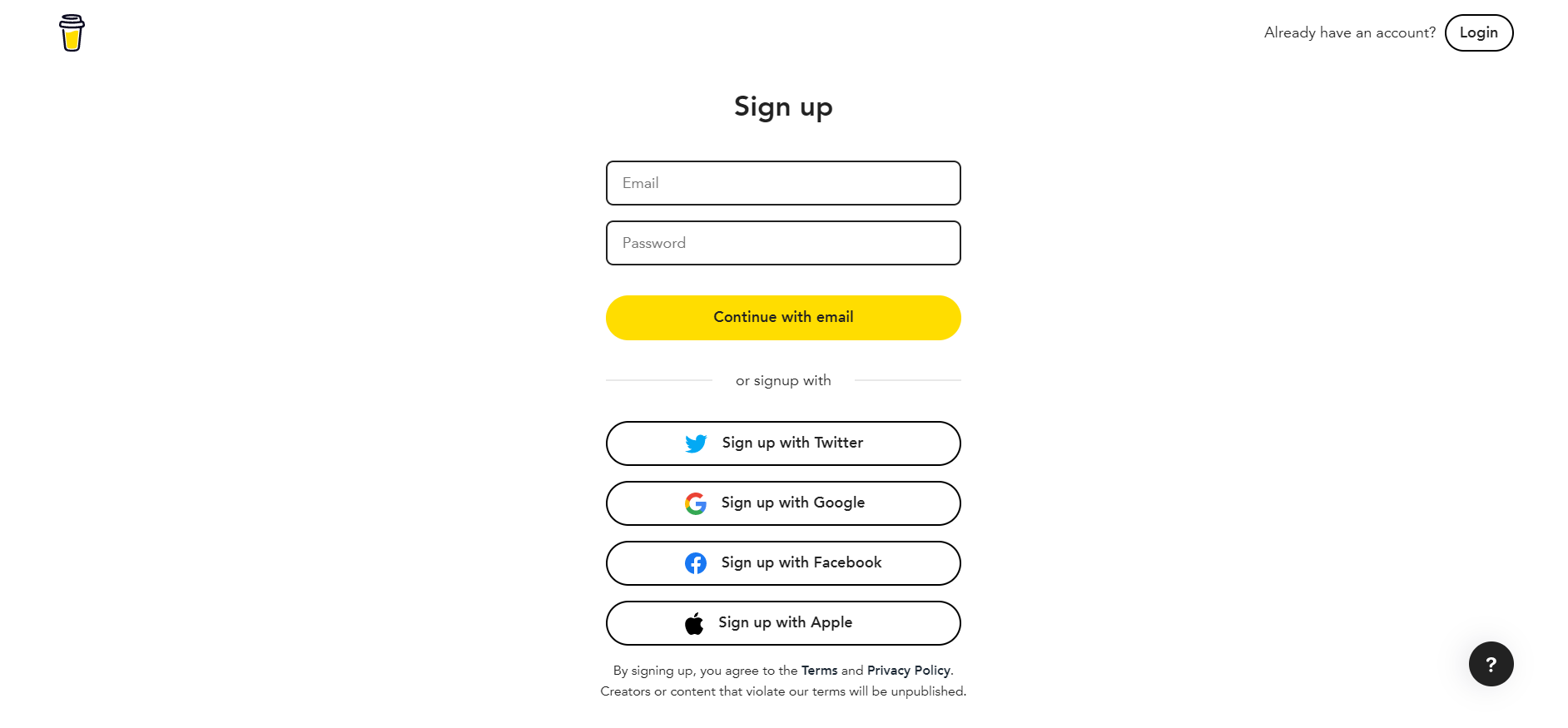 Buy me a coffee (바이미어커피)