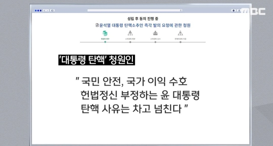 윤석열 탄핵 청원 사이트 링크 주소 홈페이지 소추안 대통령 임기