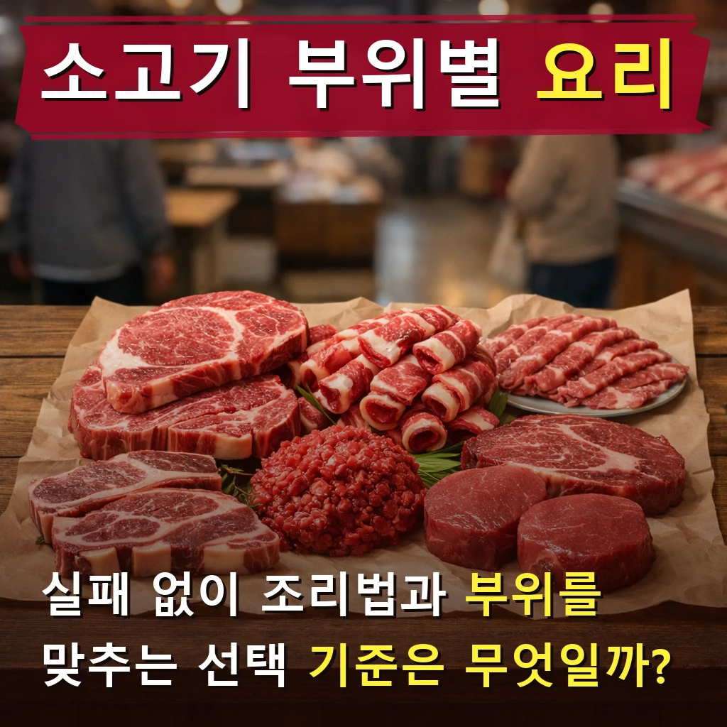 소고기 부위별 요리