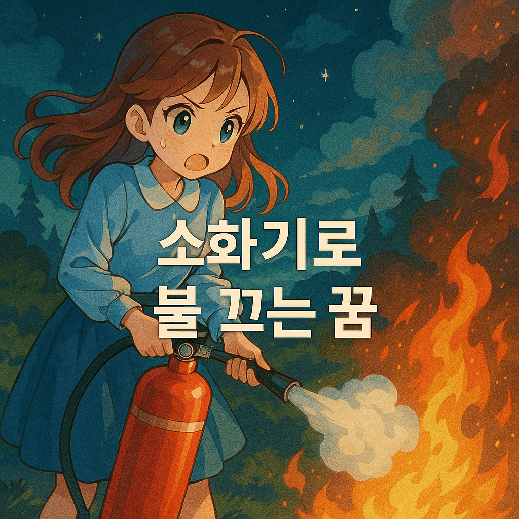 소화기로 불 끄는 꿈 해몽