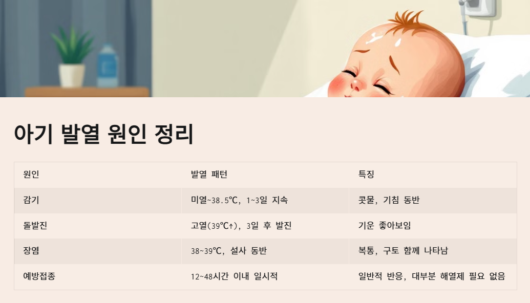아기 발열 원인