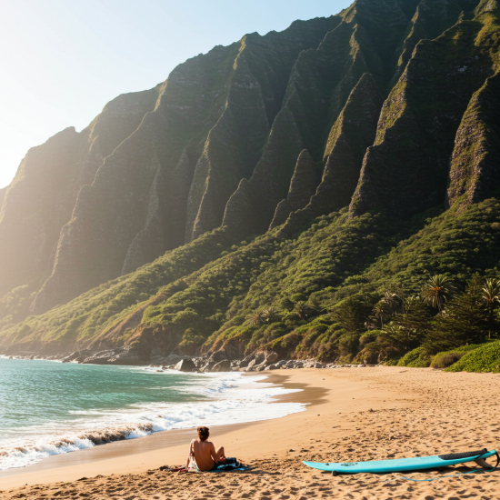 여름 여행: 시원한 바다와 청량한 산