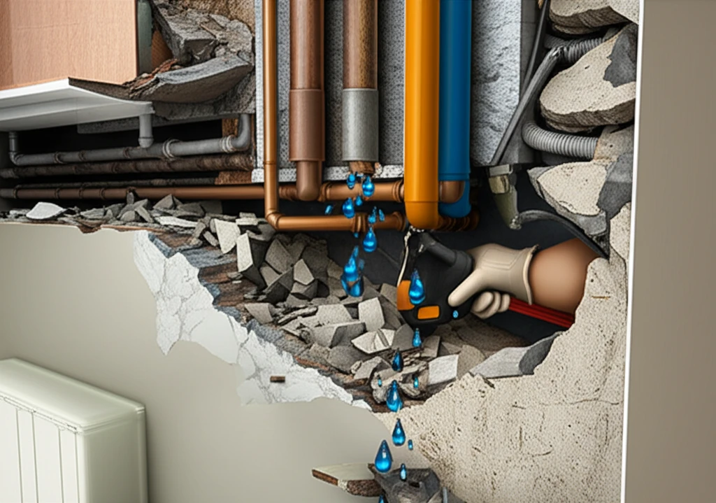 보일러 누수 수리 총액 견적서 요구하..