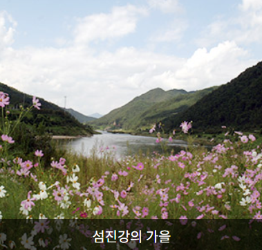 섬진강변 드라이브코스 도로