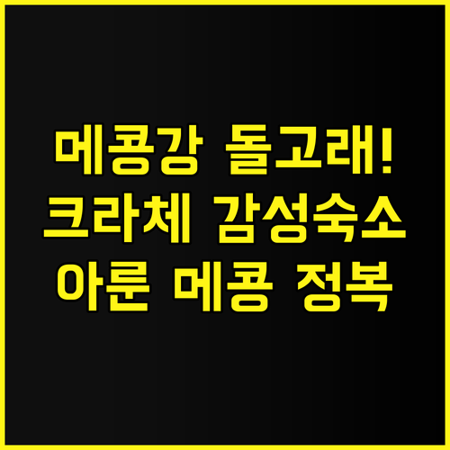아룬 메콩 게스트하우스 추천 메콩강 ..
