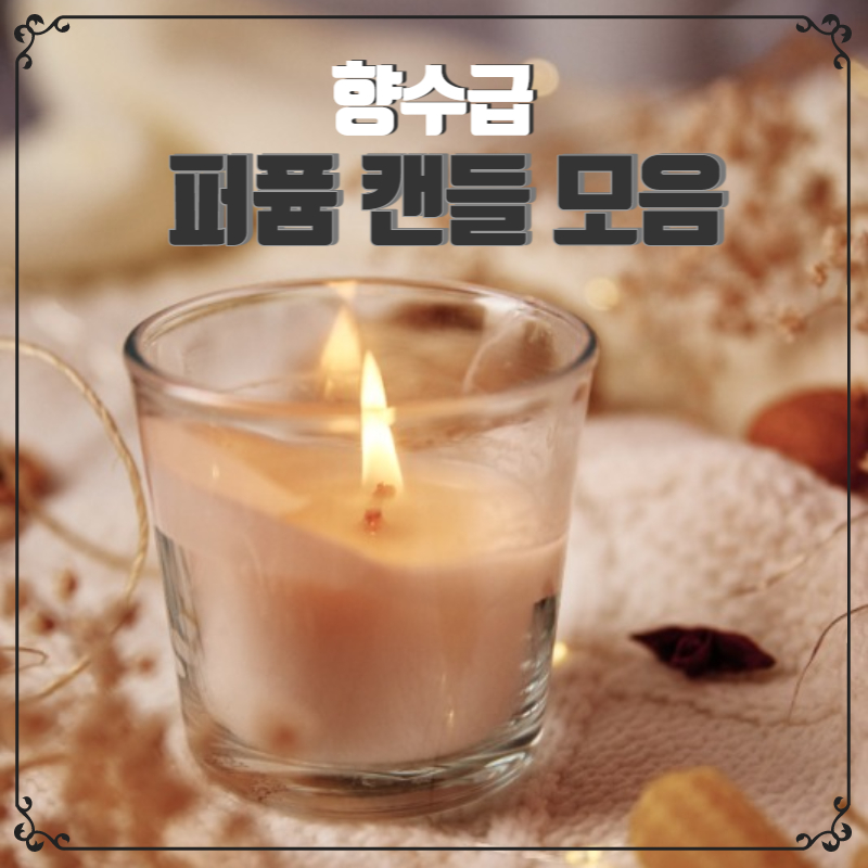 향수급 퍼퓸 캔들 모음