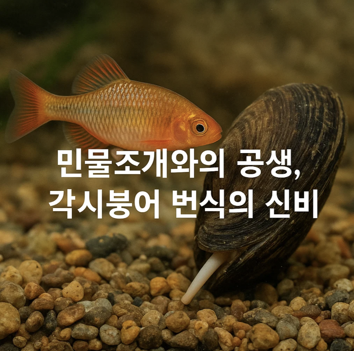 민물조개와의 공생, 각시붕어 번식의 신비