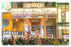 신사이바시스지 상점가