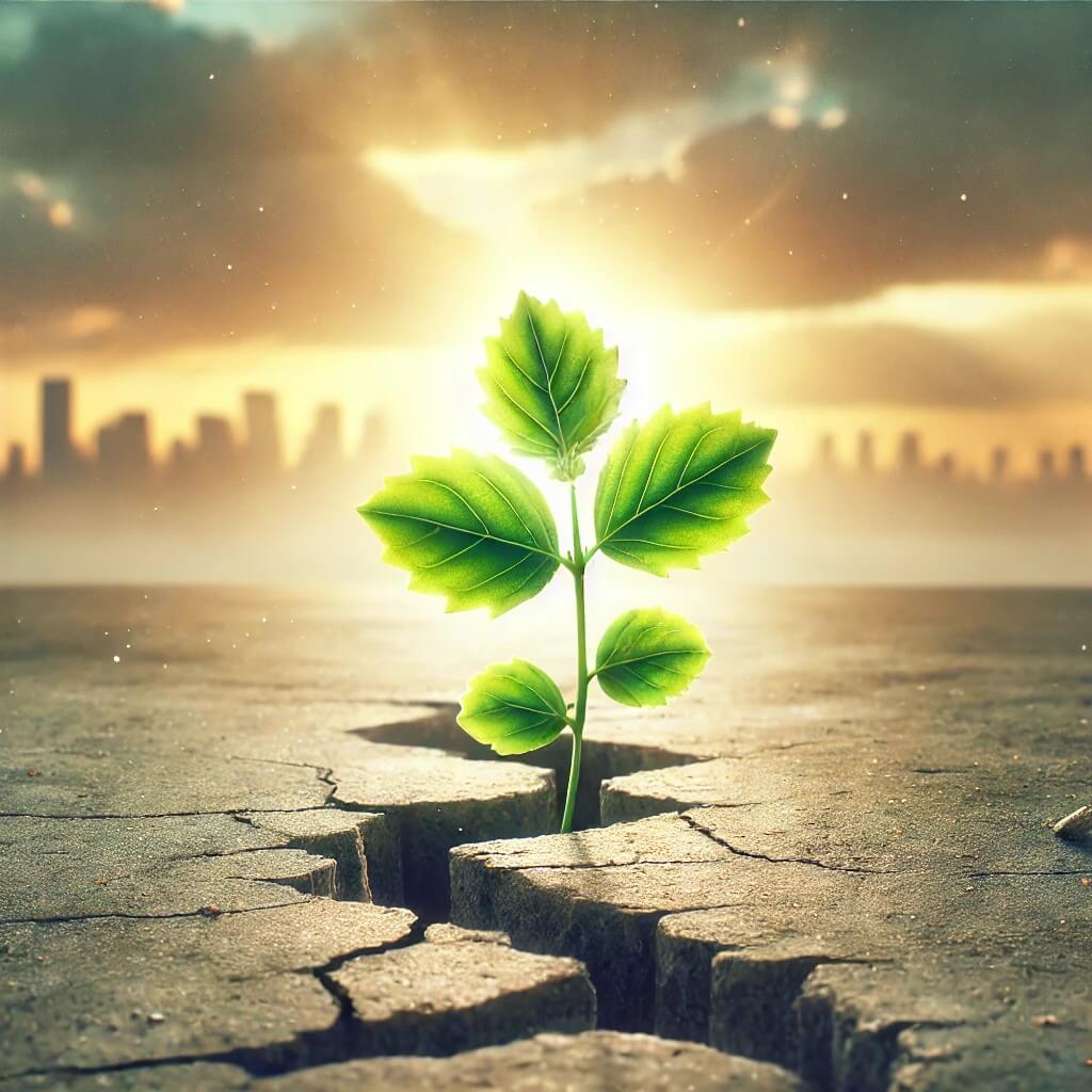 힘과 회복을 상징하는 회복 탄력성