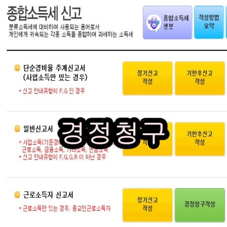 중소기업 청년 소득세 감면 경정청구