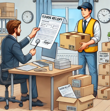 물품인수증양식-안내