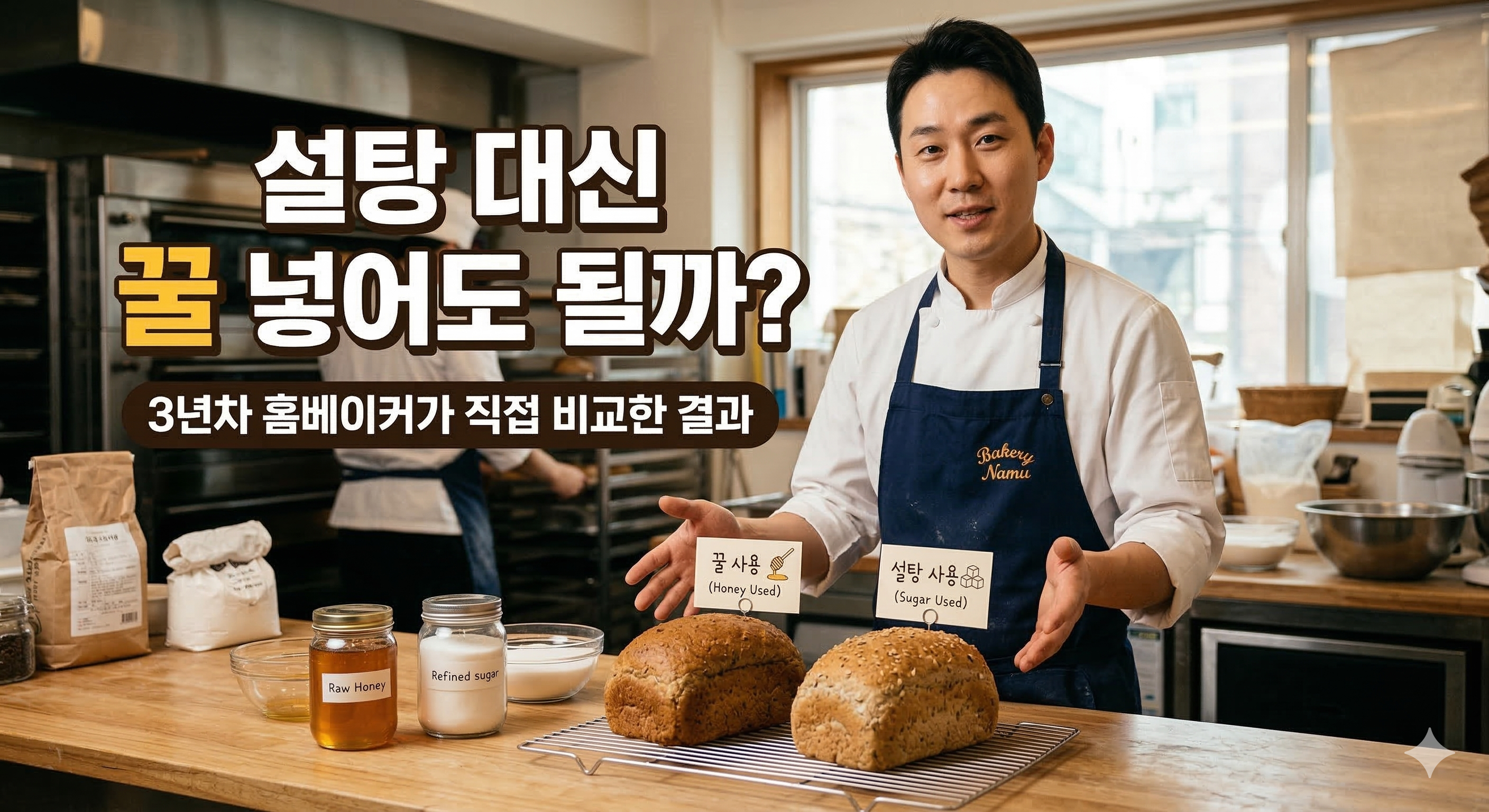 설탕 대신 꿀 넣어도 될까