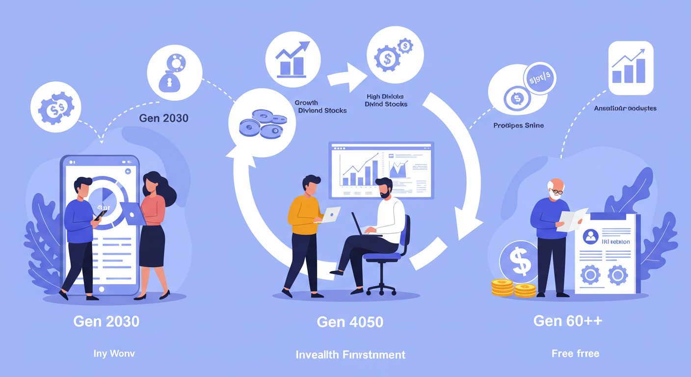 "하반기 금리 흐름에 따른 자산 회전 전략과 연령대별 대응"에 대한 이미지입니다.