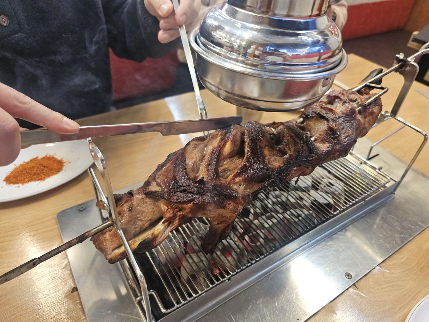 칠공강호 양꼬치 수원점 - 양다리구이 후기
