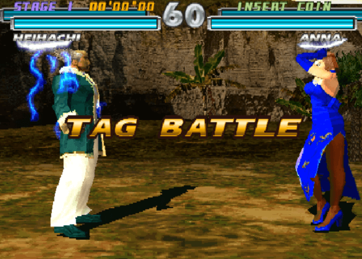 철권-태그-토너먼트-오락실게임-시작-화면