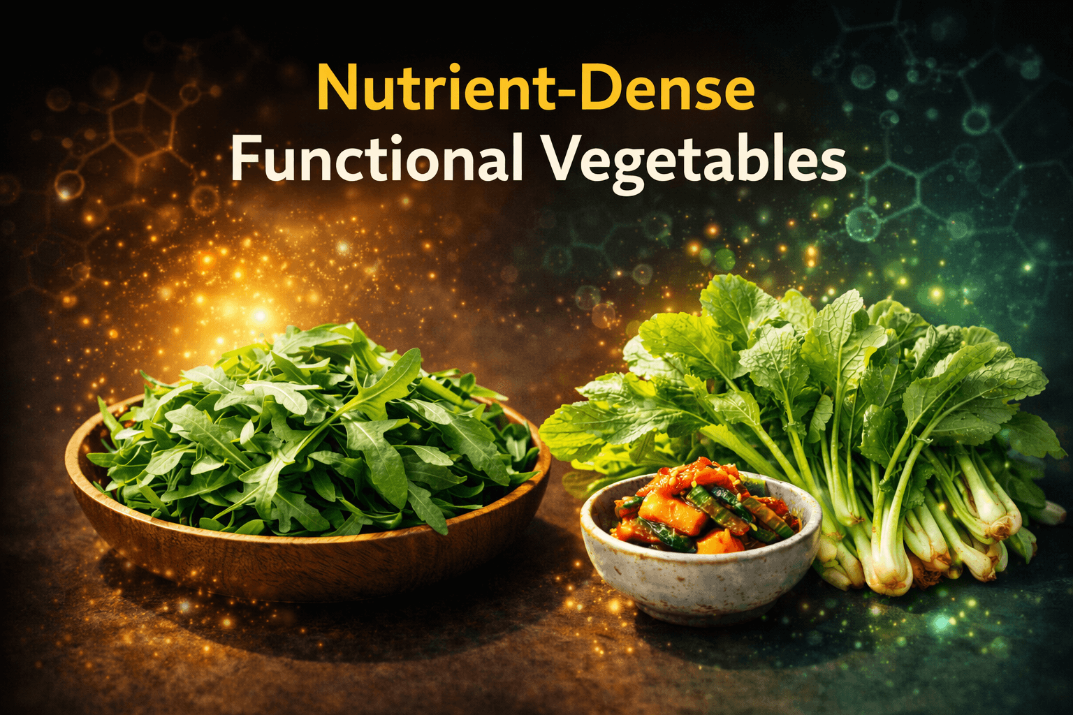 루꼴라 열무 영양분석 (비타민, 항산화, 효능)