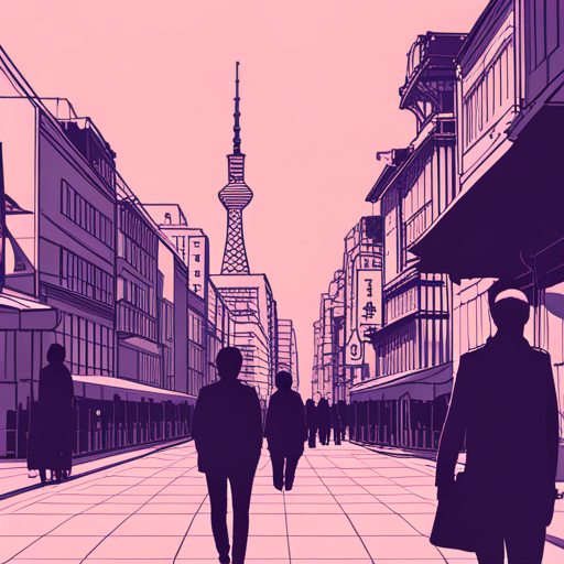 일본 거리 풍경