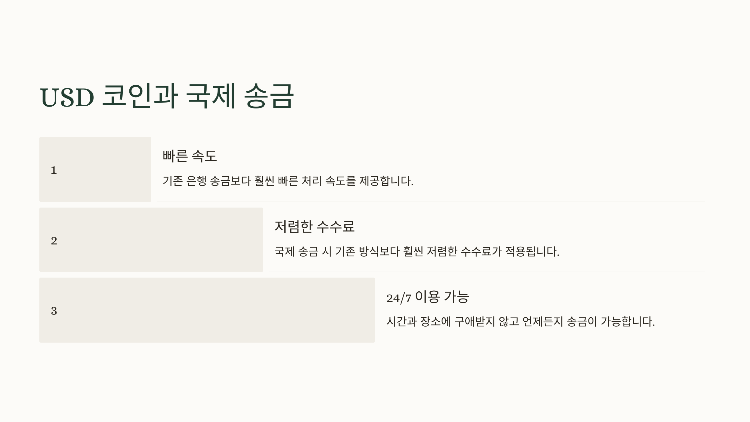 USD 코인과 국제 송금