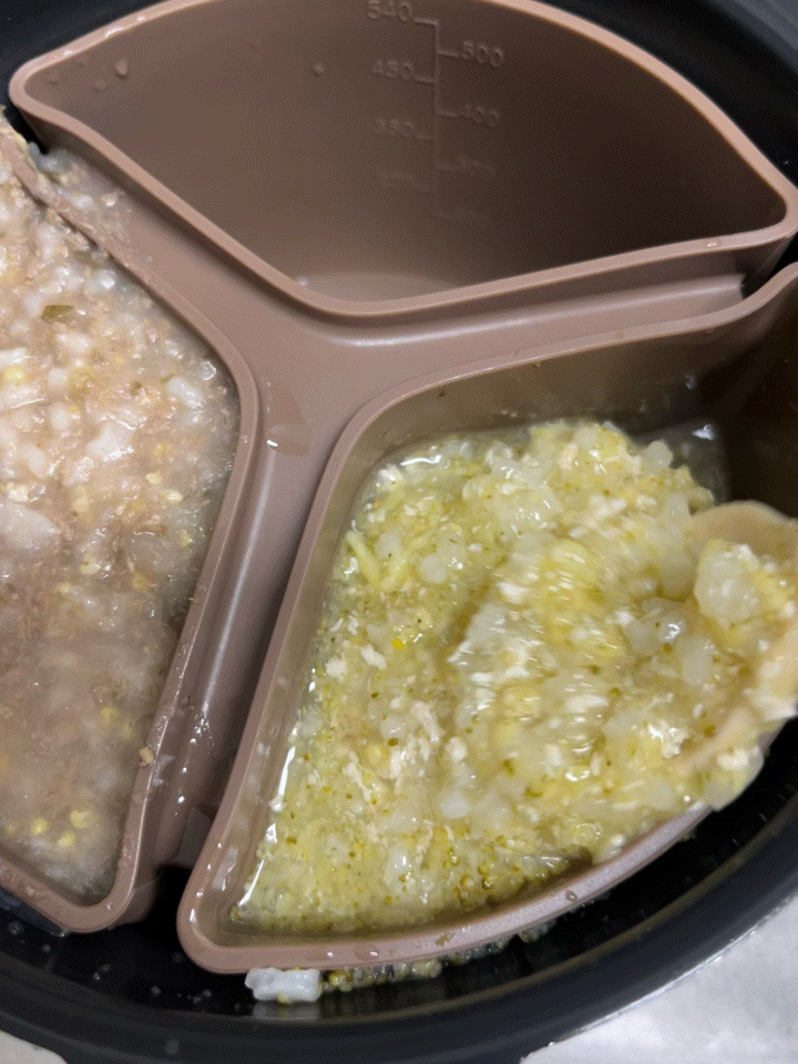 닭고기찰기장고구마브로콜리양파죽